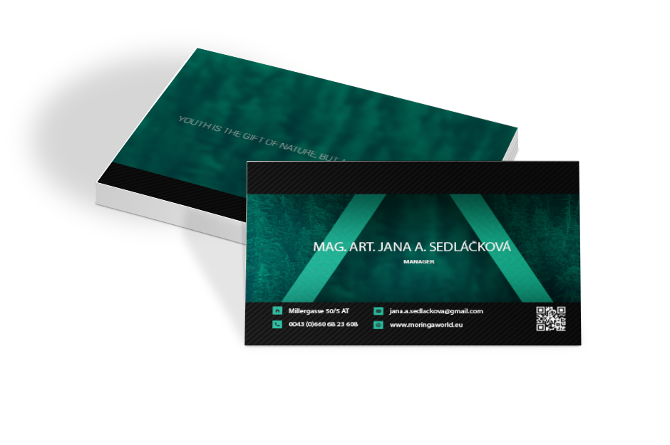 Moringa business cards